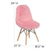 Shaggy Dog Light Pink Accent Chair DL-8-GG