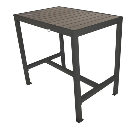 SEASIDE 4-LEG TABLE BAR HEIGHT BFM